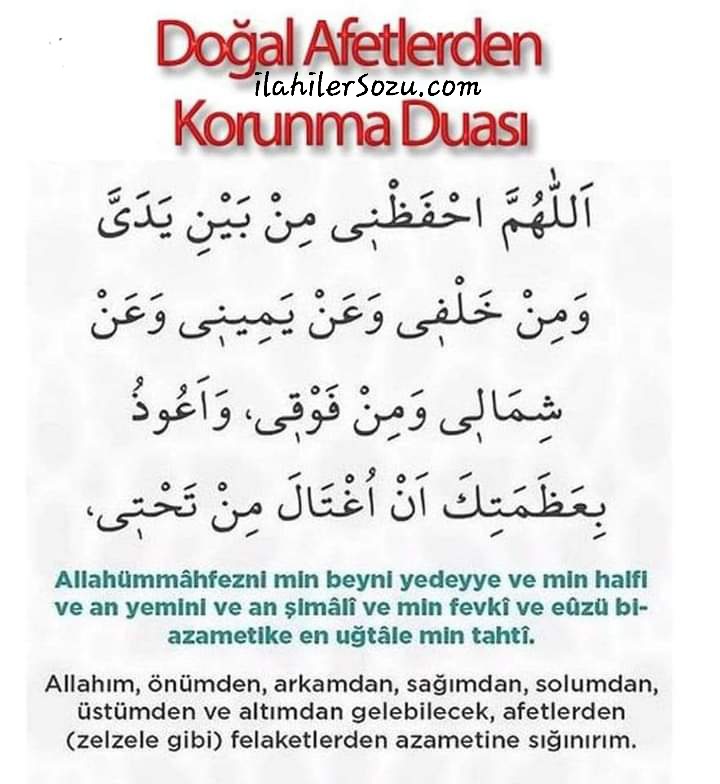 Geçmiş Olsun TÜRKİYE 